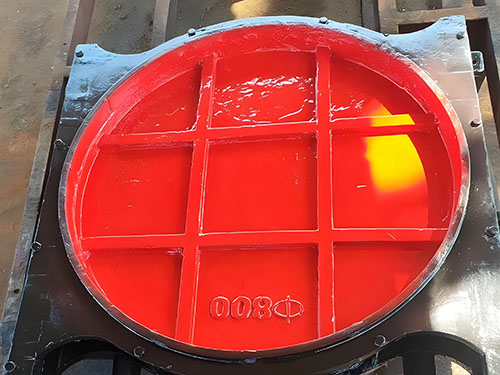 SYZ800鑄鐵鑲銅圓閘門 大口徑 水利專用 耐腐蝕 使用壽命長實物圖